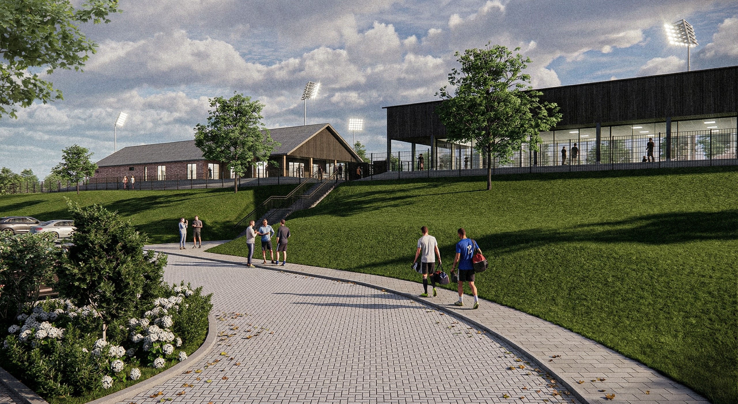 Improved sporting facilities designed by HSSP in for planning - HSSP ...
